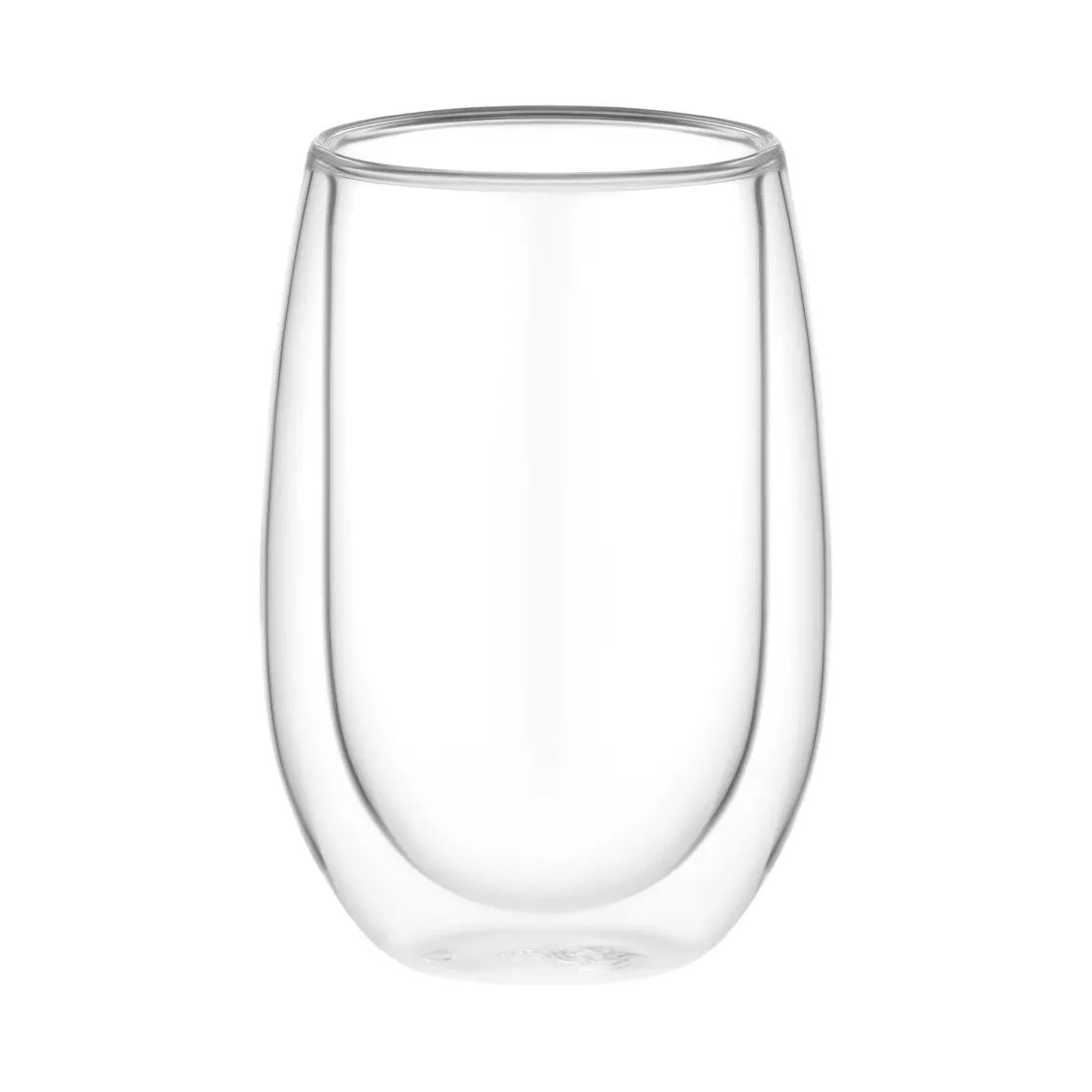 Double wall mug set ARDESTO, 350ml, 2pcs, borosilicate glass, transparent