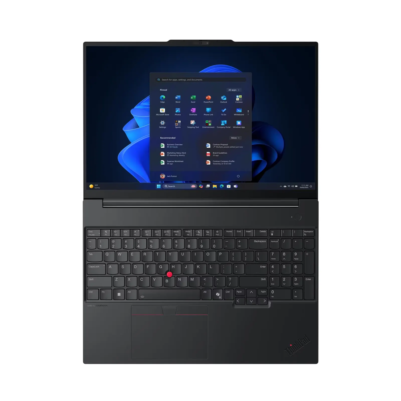 Thinkpad E16 G3 Lenovo, Notebook, 16" WUXGA, Ultra 7 255H 16C, 16GB, 1TB M.2, DOS, 2Y.