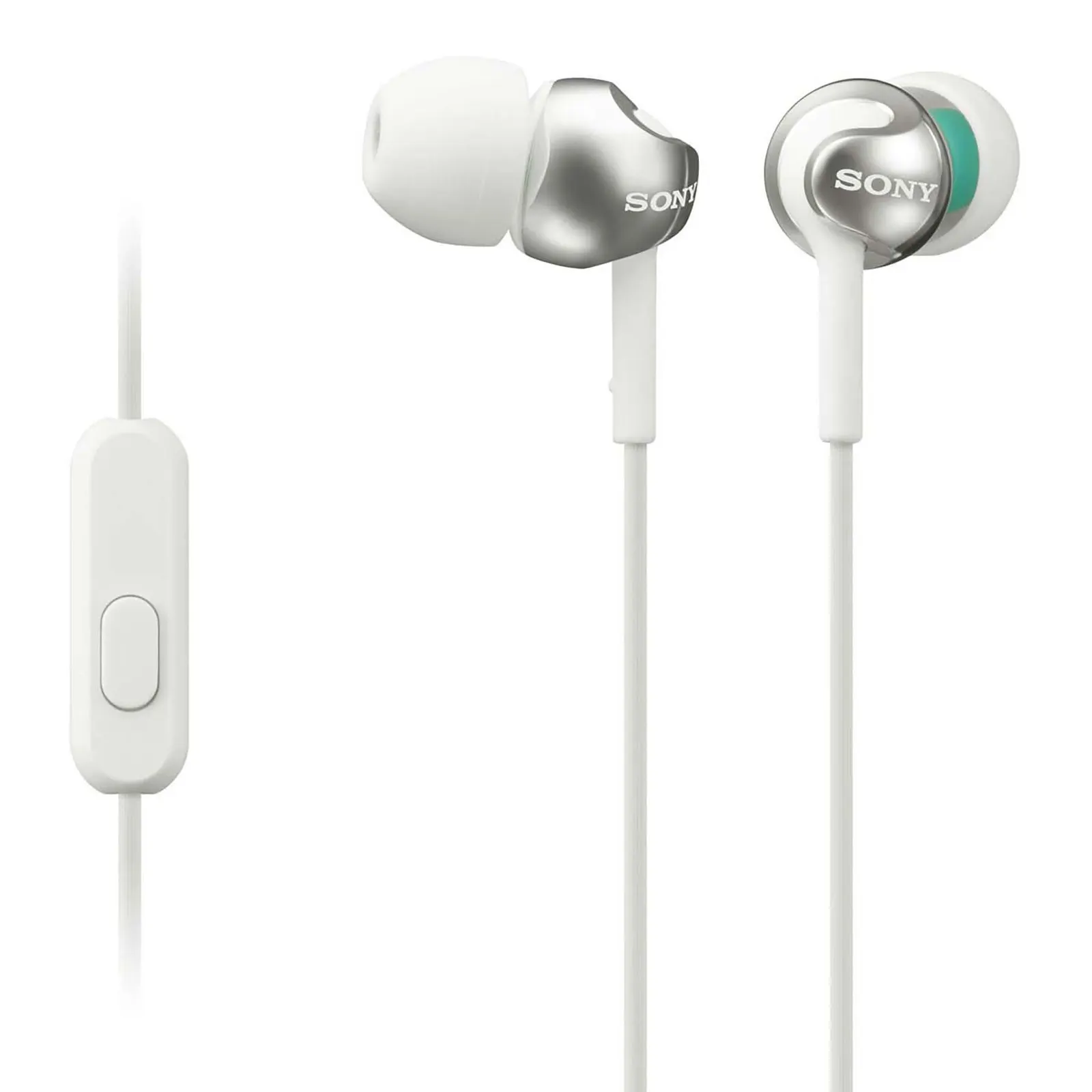ყურსასმენი SONY, EX110, Headphone with Mic White