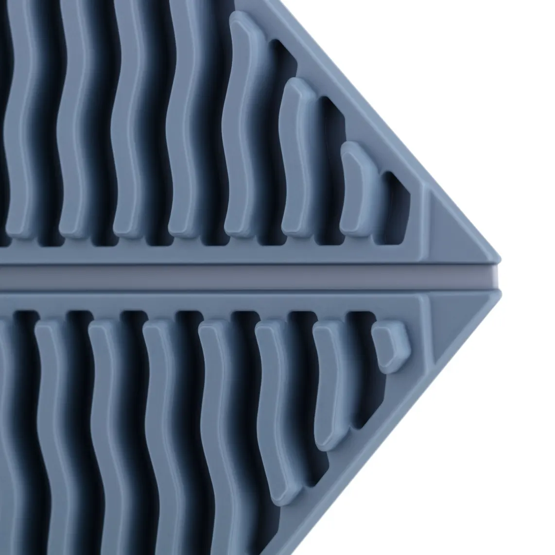 Ardesto Trivet Gemini, 16.5x16.5x1.7cm, silicone, blue
