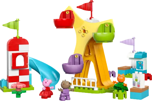 კონსტრუქტორი LEGO DUPLO Peppa Pig Funfair 10453