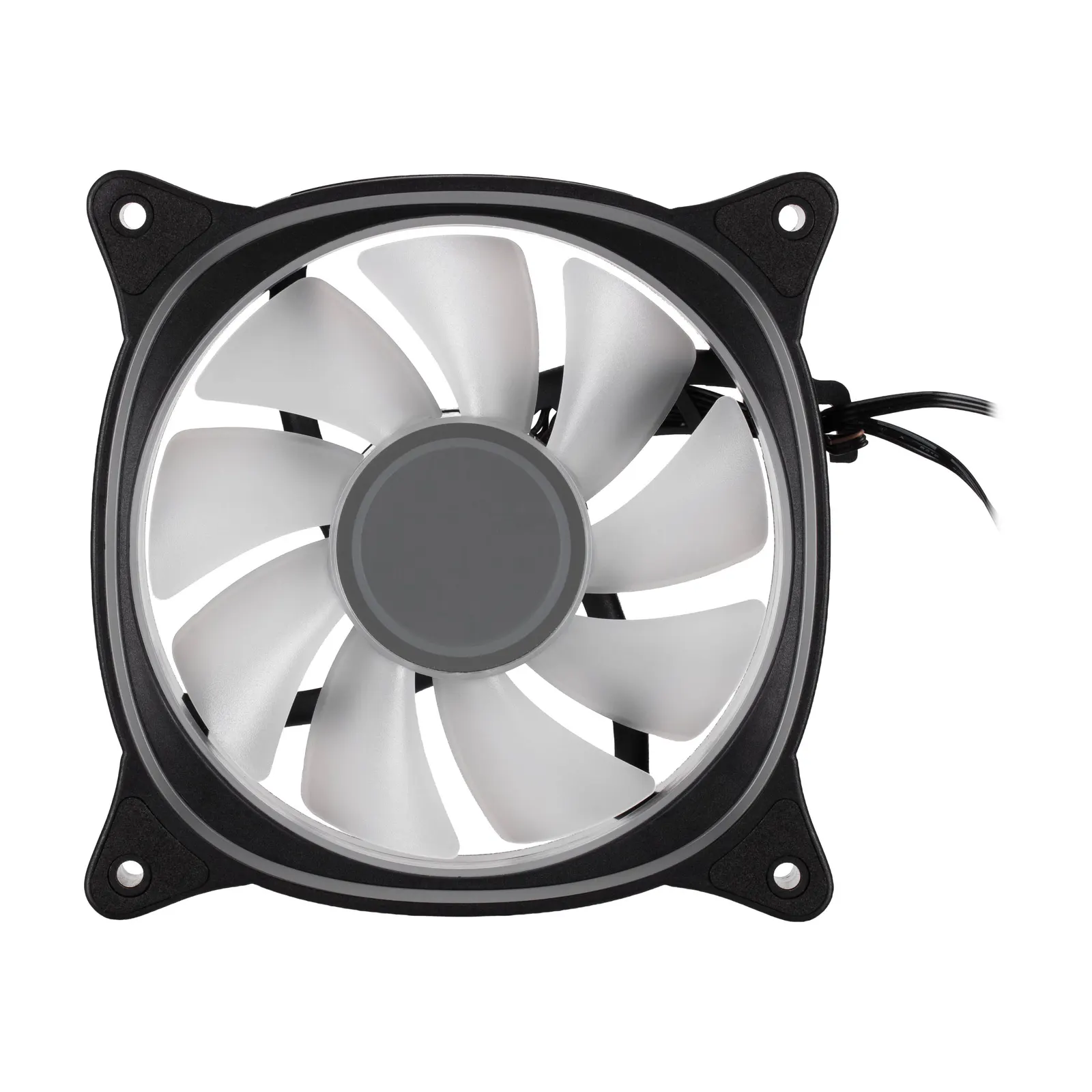 2E GAMING Case Fan Air Cool X Fan ACF120XB-ARGB, 120mm, 1200rpm, 3pin, 3pin +5VARGB, 20,4dBa, black