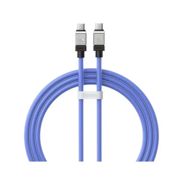 Type-C კაბელი Baseus Coolplay USB-C to USB-C 1m Blue