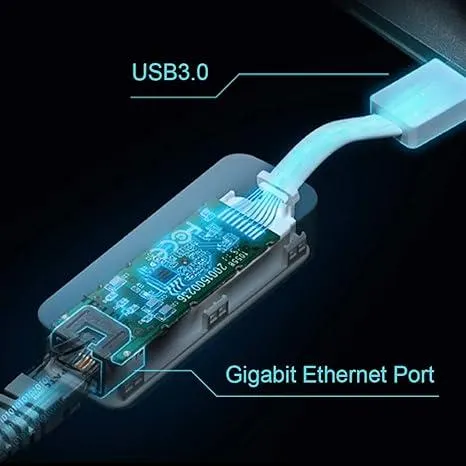 USB-LAN ადაპტერი UE300, TP-Link, USB 3.0 to Gigabit Ethernet Network Adapter