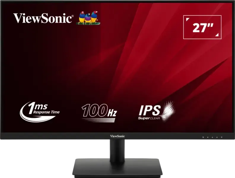 მონიტორი VA270-H, ViewSonic 27" IPS FHD LED(1920x1080) 1ms, 100Hz, 250 cd/m², 1,000:1, 178º/178º,VGA,HDMI