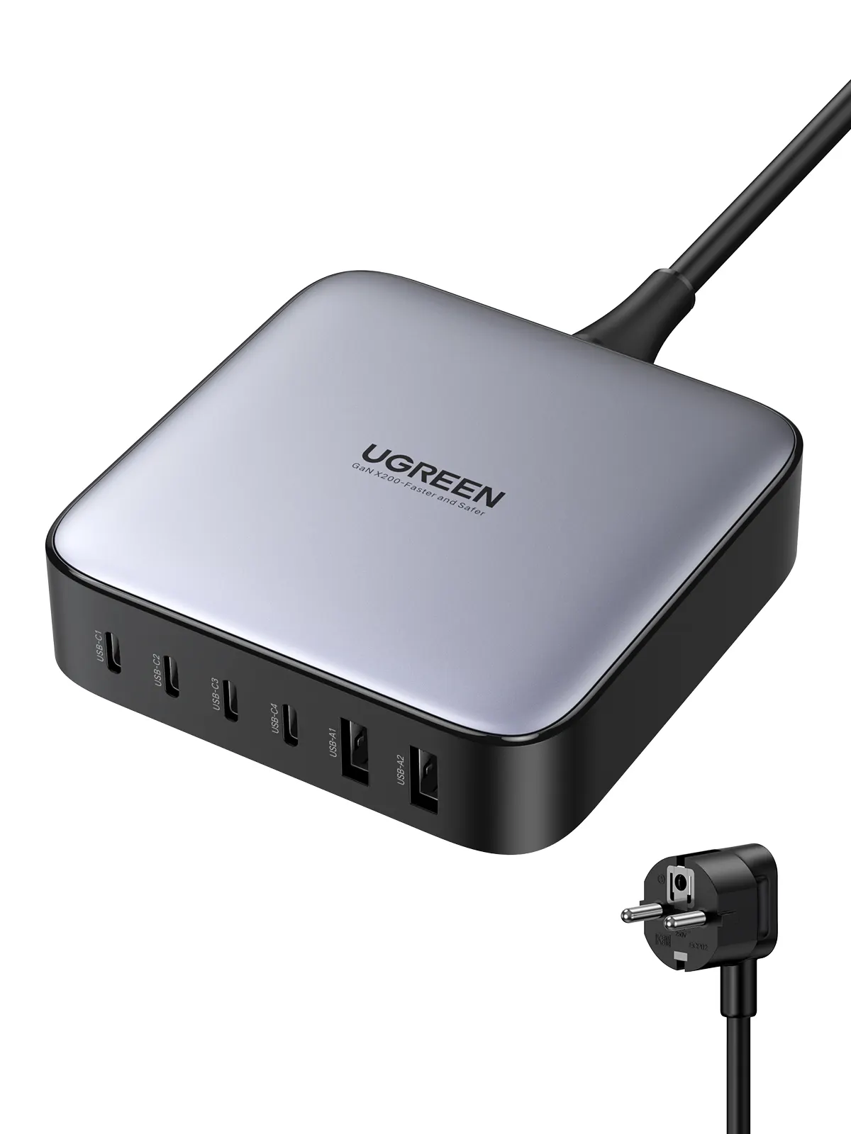 დამტენი UGREEN CD271 Nexode Charger 200W