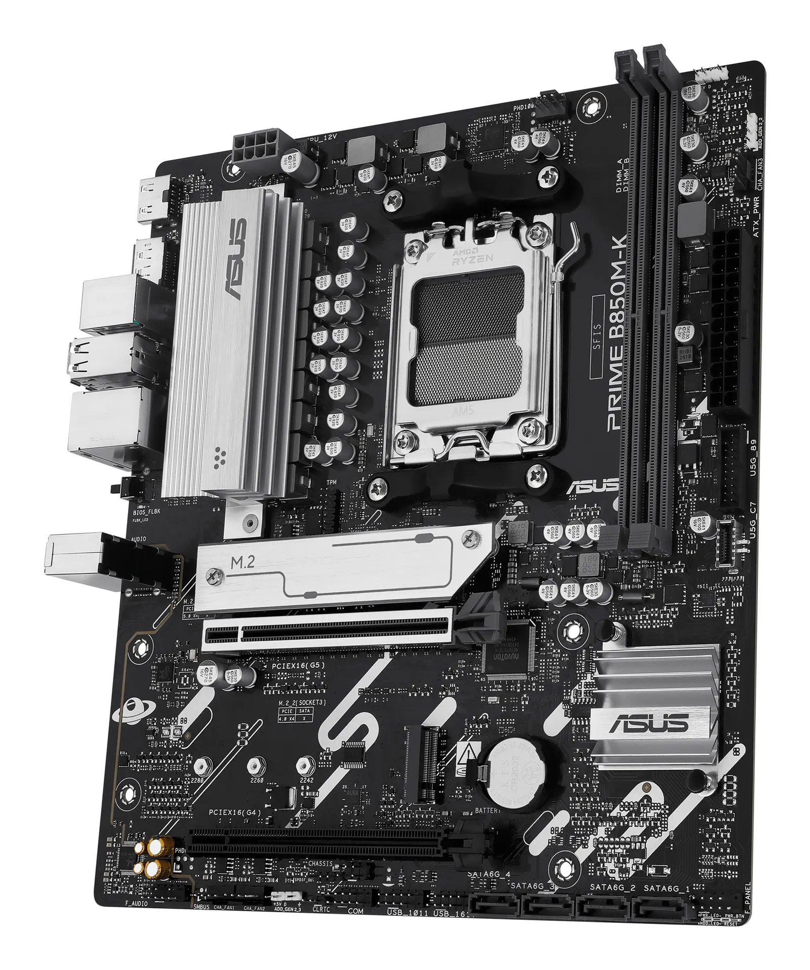დედაპლატა ASUS Motherboard PRIME B850M-K sAM5 B850 4xDDR5 M.2 HDMI DP mATX