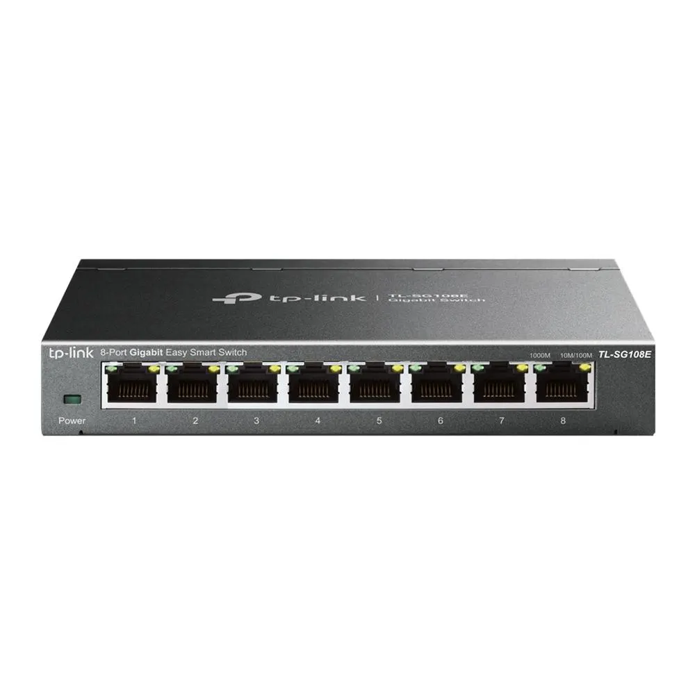 TP-Link,TL-SG108E, 8-Port Gigabit Easy Smart Switch