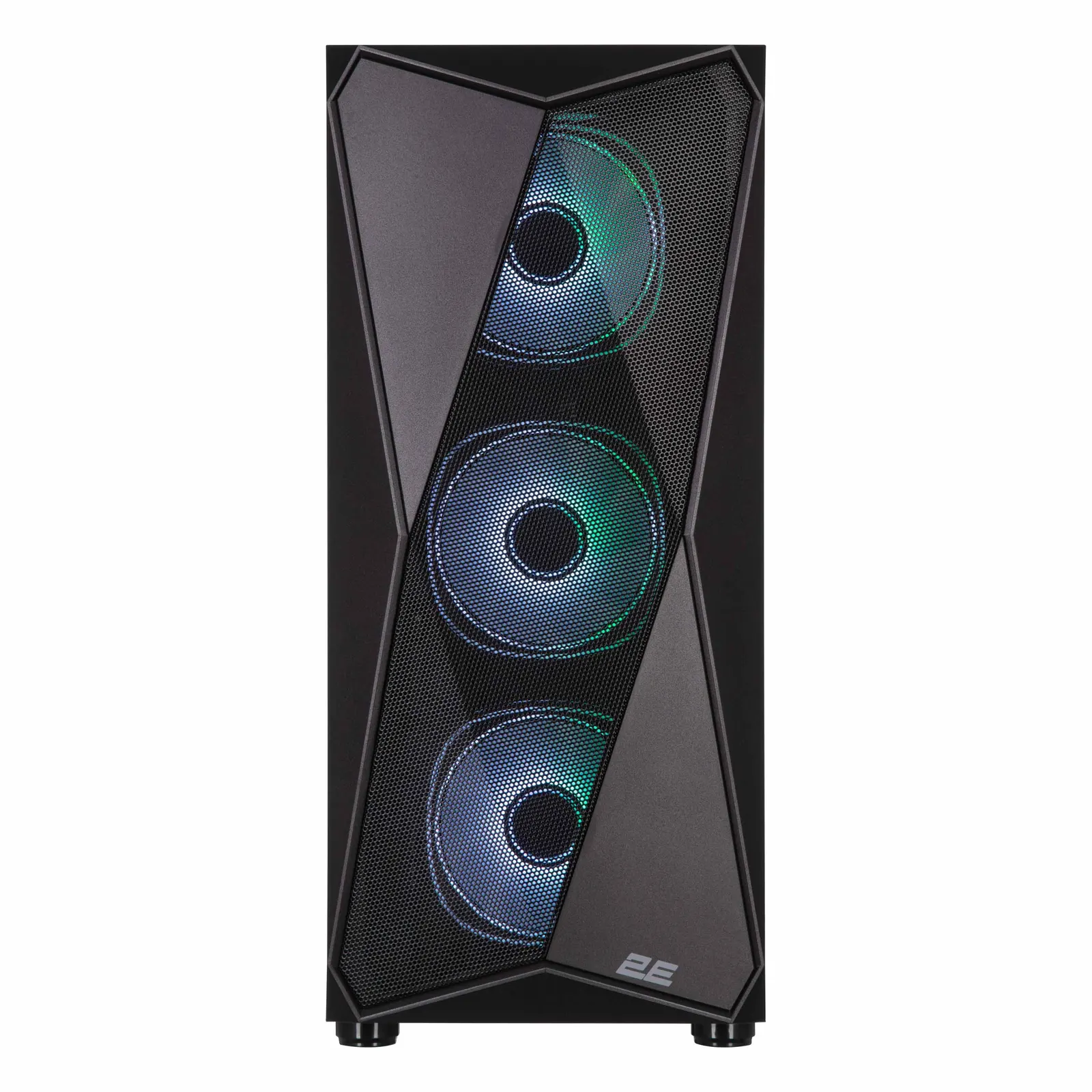 2E GAMING PC case Aruba G3313B, without PSU, 1xUSB3.0, 2xUSB2.0, 5x120mm ARGB, VGA 300mm, LCS ready, HUB, TG Side Panel, ATX, black