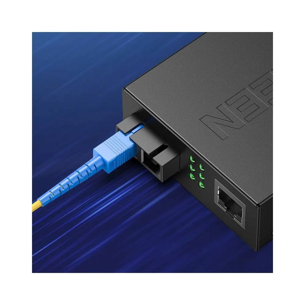 ოპტიკური ქსელის კაბელი UGREEN NW129 (70662) FC/UPC To FC/UPC Simplex Single Mode Fiber Optic Patch Cable 3M