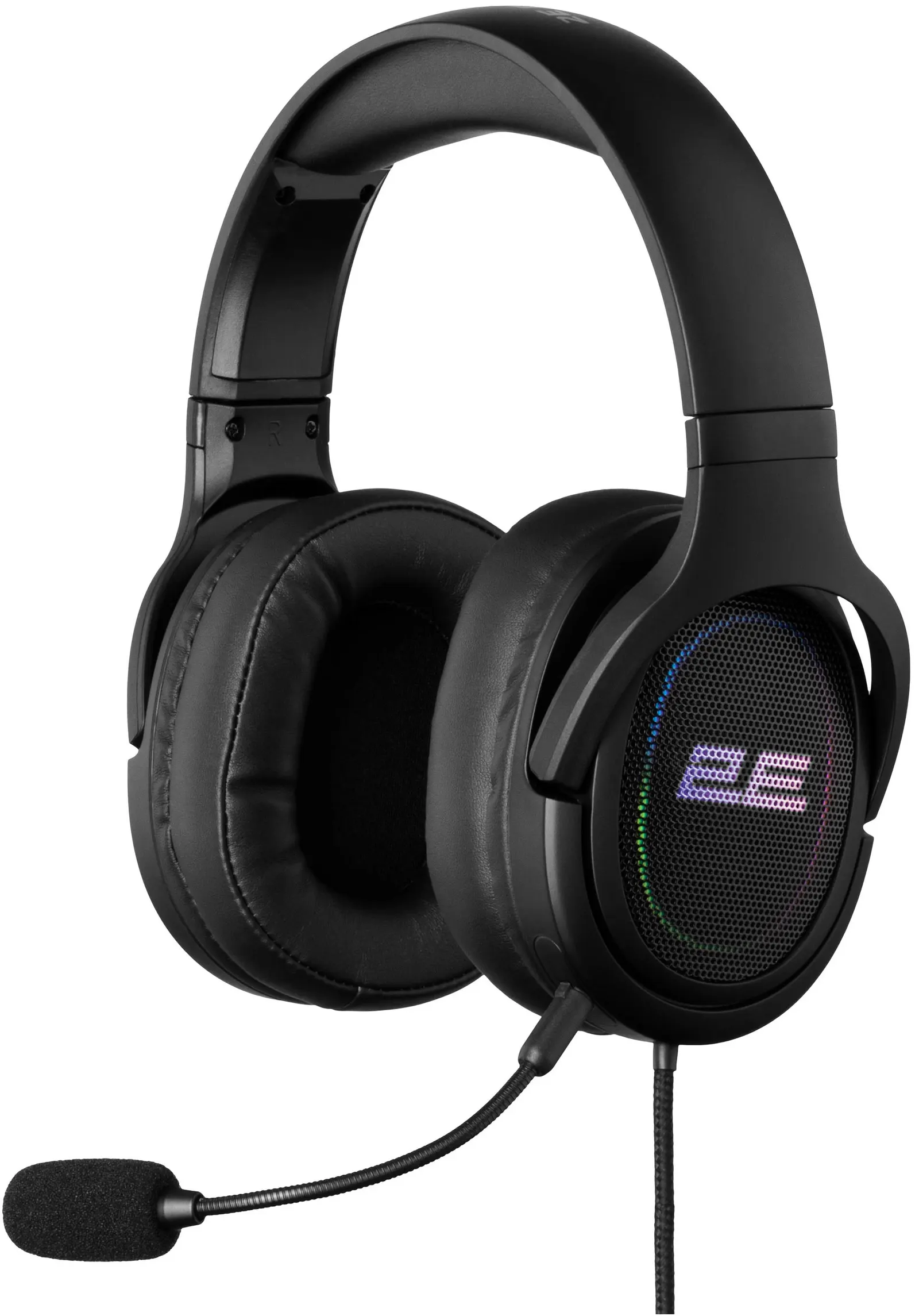 ყურსასმენი 2E GAMING Headset HG330, 7.1, USB-A, RGB, 2m, black