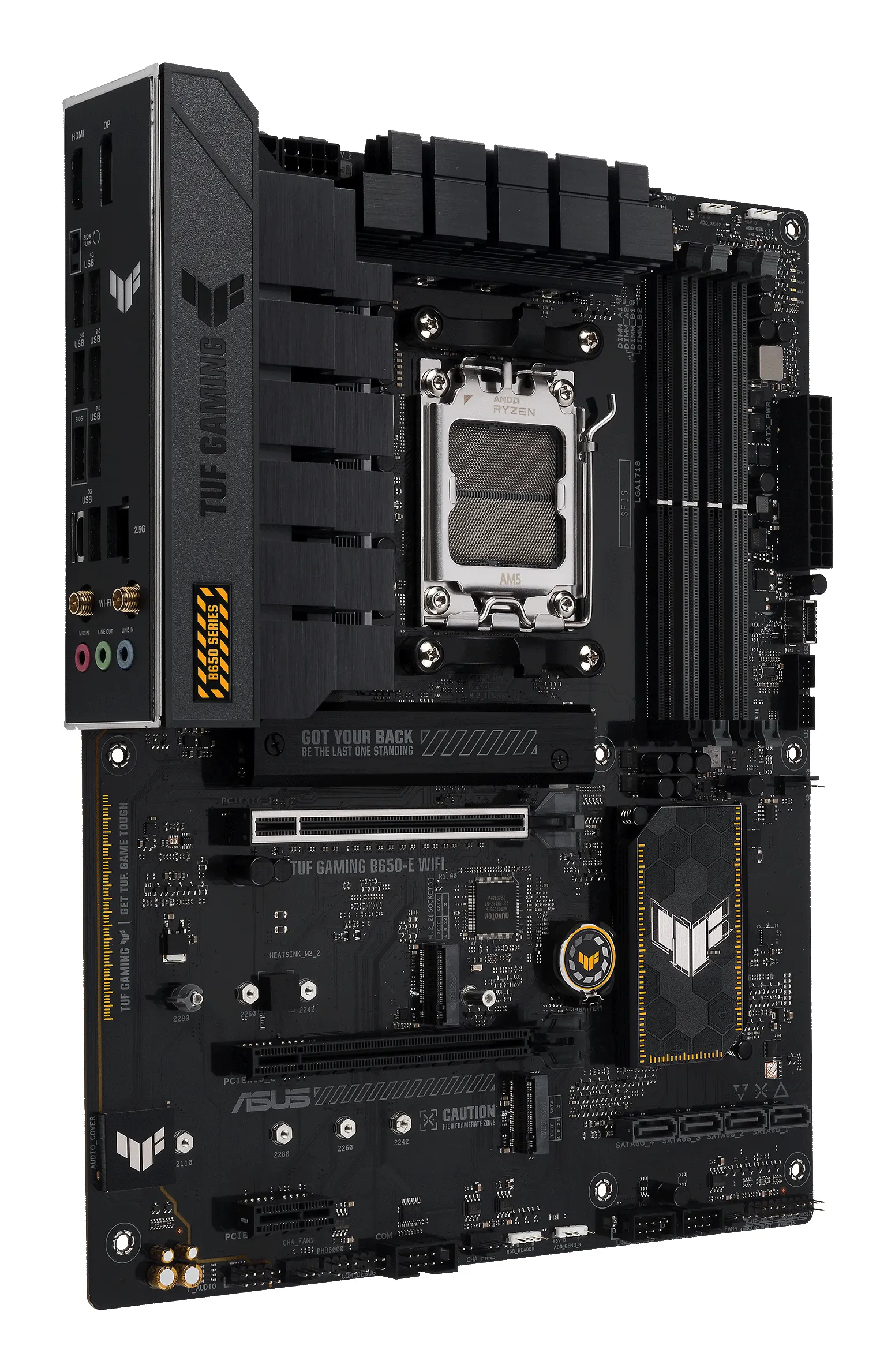ASUS Motherboard TUF GAMING B650-E WIFI sAM5 B650 4xDDR5 M.2 USB HDMI DP WiFi BT ATX