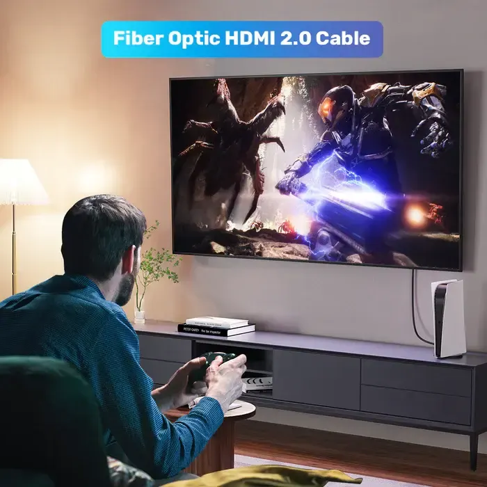 C11072BK-30M UNITEK 30M, HDMI2.0 Active Optical Cable