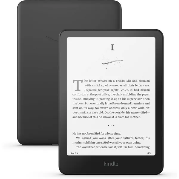 ელექტრონული წიგნი Amazon Kindle Paperwhite 12th Gen 7" 2024 Black (Adds Free)Black | 7″ | 300 PPI | 16GB | Wi-Fi connectivity | Up to 12 Weeks | Built-in adjustable warm light | USB-C | Waterproof IPX8