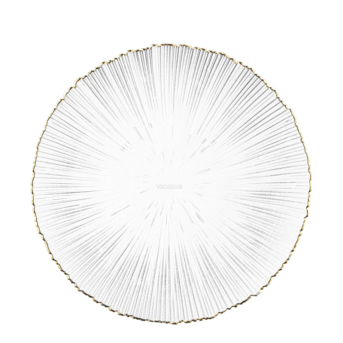 თეფში Plate ARDESTO Mallow, 21cm, glass, transparent