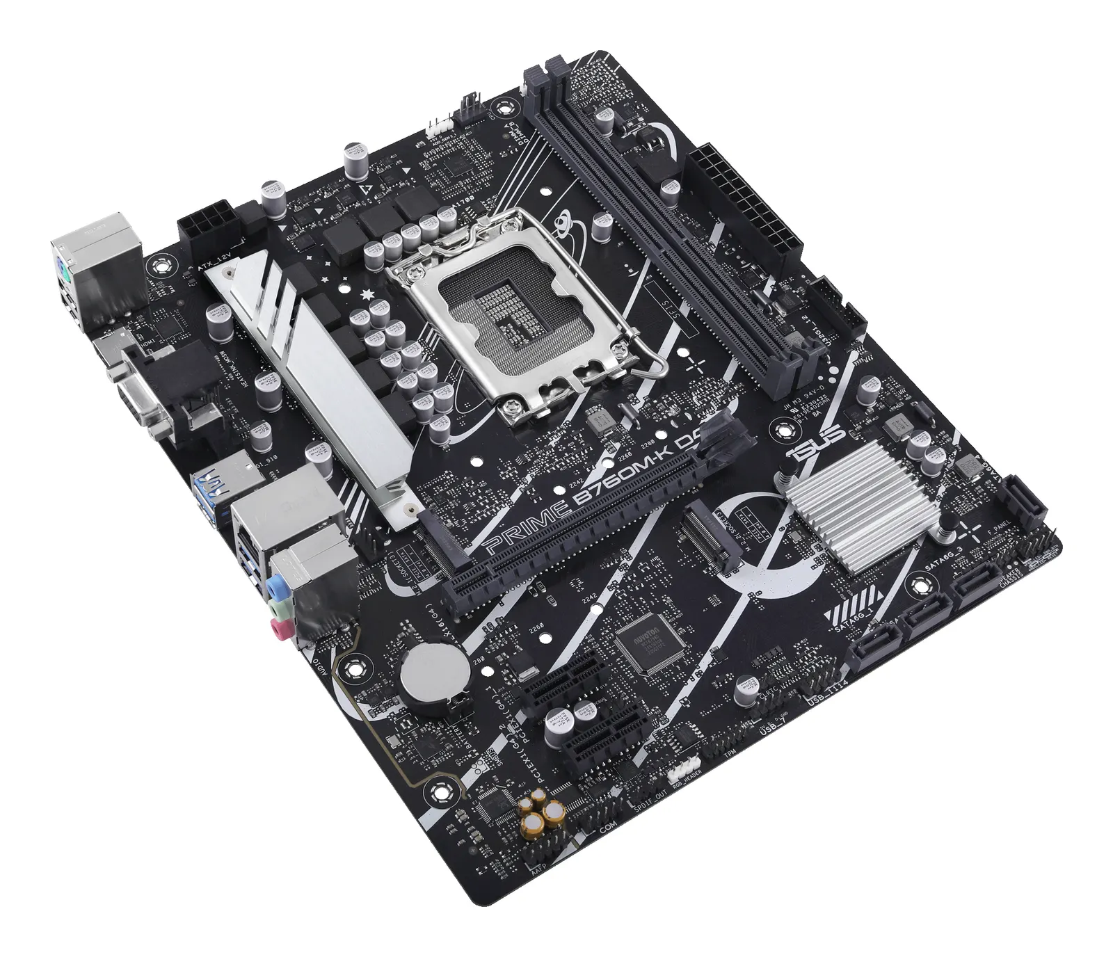 ASUS Motherboard PRIME B760M-K D4 s1700 B760 2xDDR4 M.2 HDMI D-Sub mATX