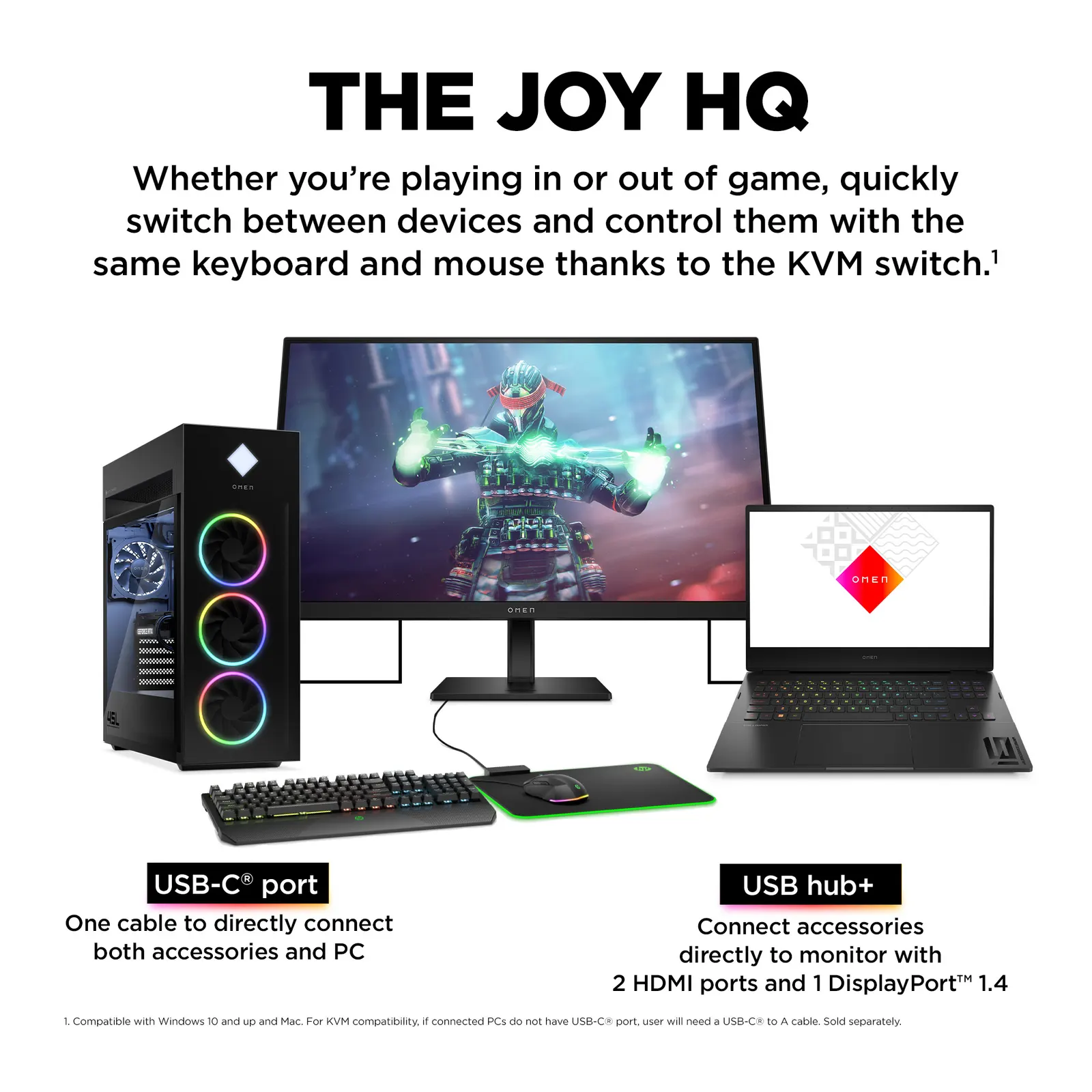 მონიტორი HP OMEN 27k 27" IPS 4K Black