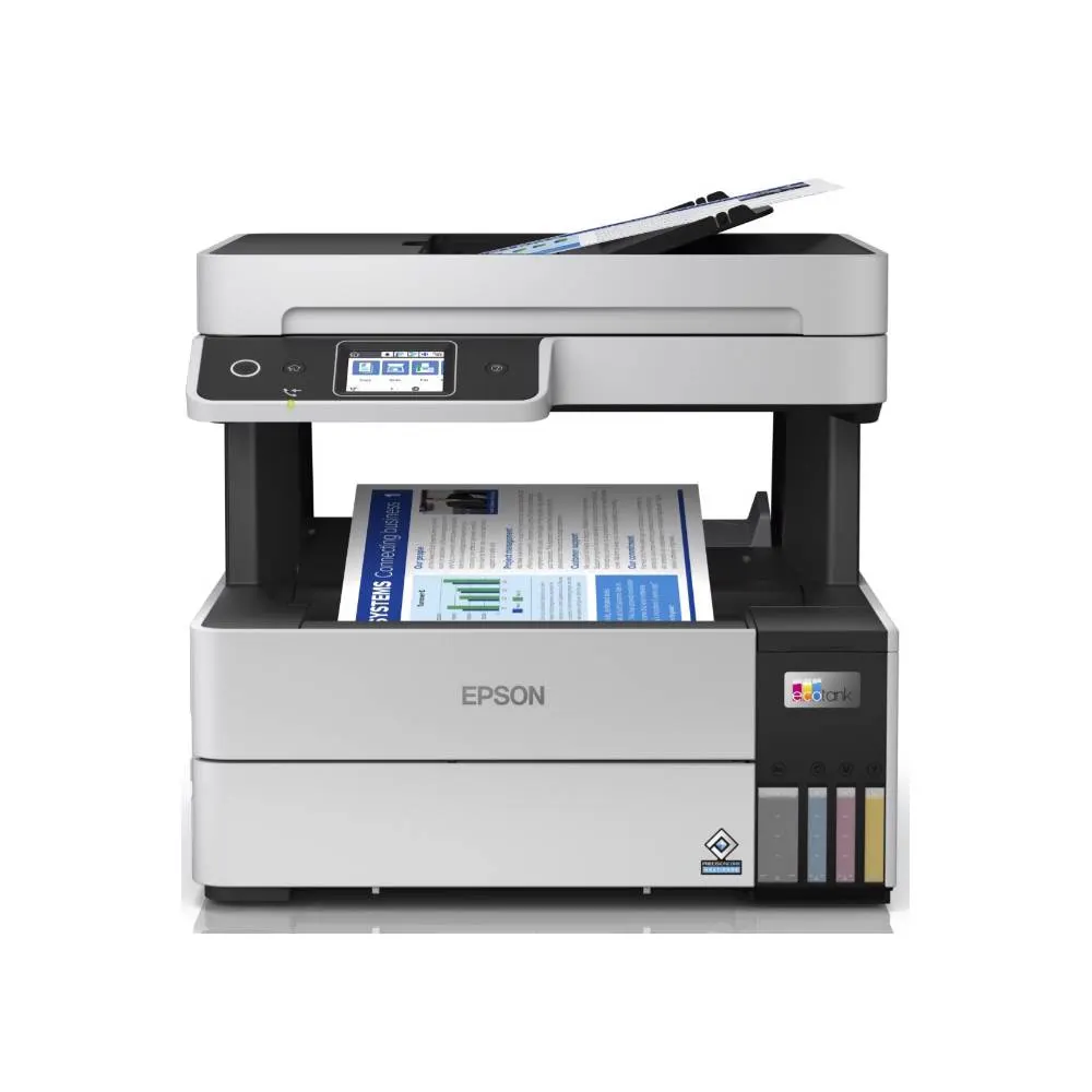 პრინტერი Epson EcoTank L6490 C11CJ88405, 4in1, Color, Wifi, USB, Ethernet, A4, R/G, Grey