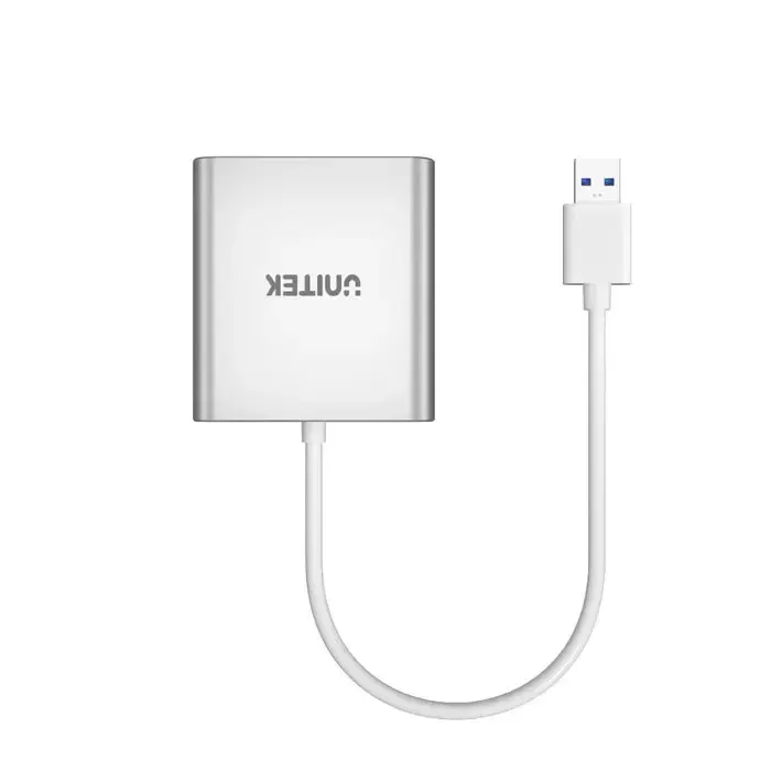 Y-9313, UNITEK, USB Adapter, USB3.0 5 Gb to Micro SD/SD/CF Card Reader.