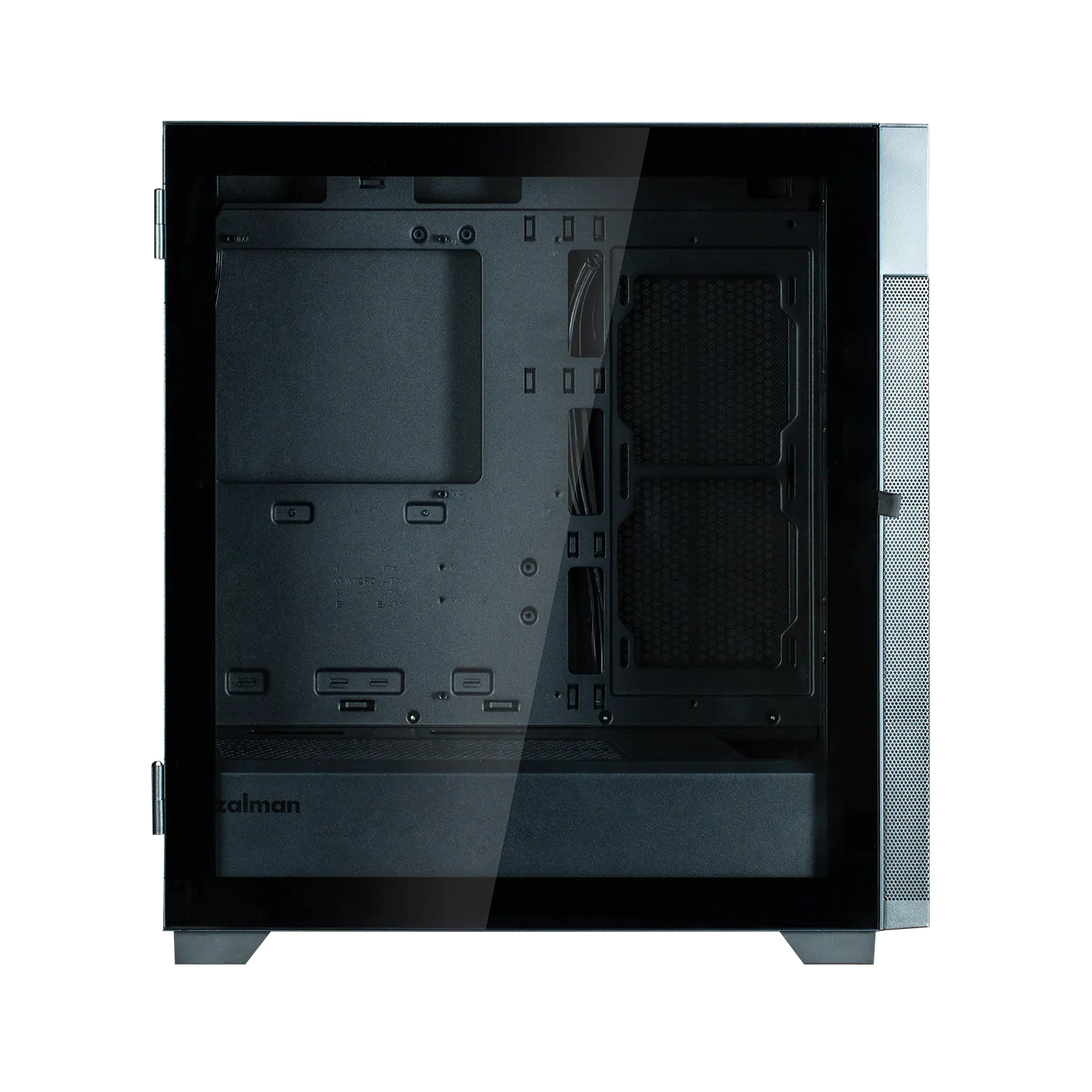 Zalman PC case S5 Neo without PSU, 1xUSB3.1, 1xUSB2.0, 4x120mm FRGB, VGA 390mm, LCS ready, TG Side Panel, ATX, black