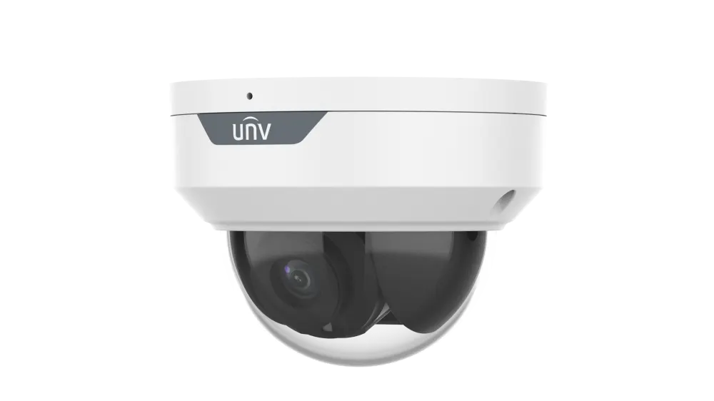 IP კამერა - 2მპ, 2.8მმ, Dome, HBD 2.0, Mic, IK10, Uniview IPC322LB-AF28-A2