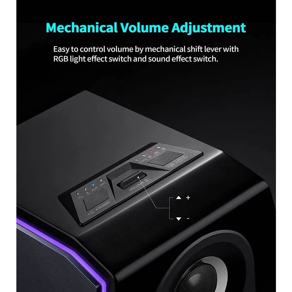 Edifier G5000, 88W, Bluetooth, AUX, USB, Speaker, Black