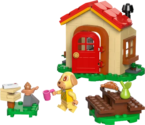 კონსტრუქტორი LEGO Animal Crossing Goldie's Cozy House 77058