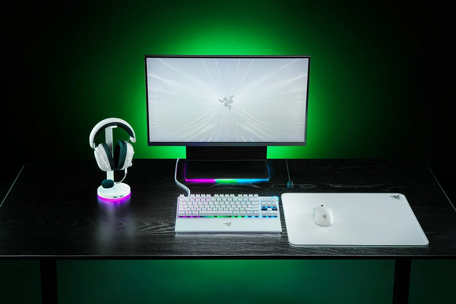 კლავიატურა Razer Keyboard mechanical Huntsman V3 Pro TKL, 84key, Analog Optical Switches, USB-A, EN, white