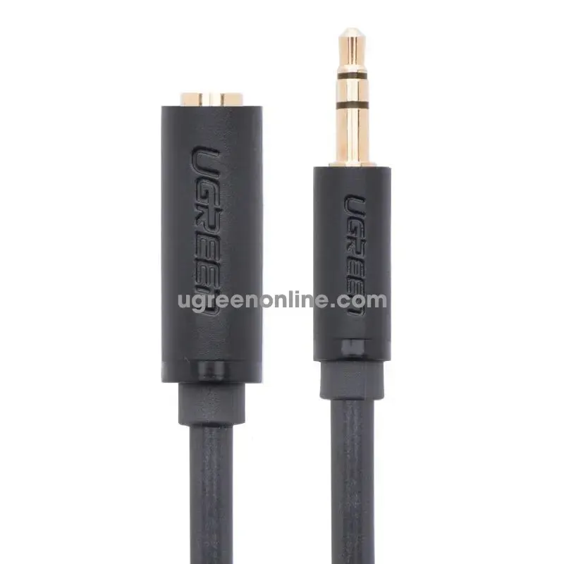 AV124 UGREEN (10782) 3.5mm Male to Female Extension Cable 1m (Gray)