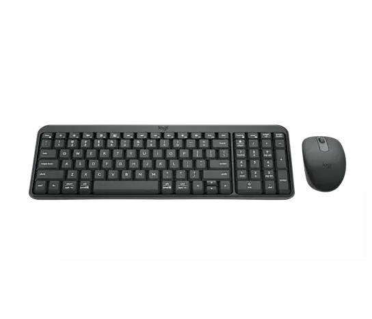 logitech, MK250 Compact, Keyboard + Mouse (Combo) Graphite