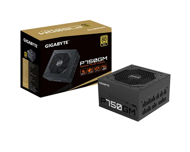 კვების ბლოკი Gigabyte GP-P750GM 750W 80 Plus Gold Modular Power Supply