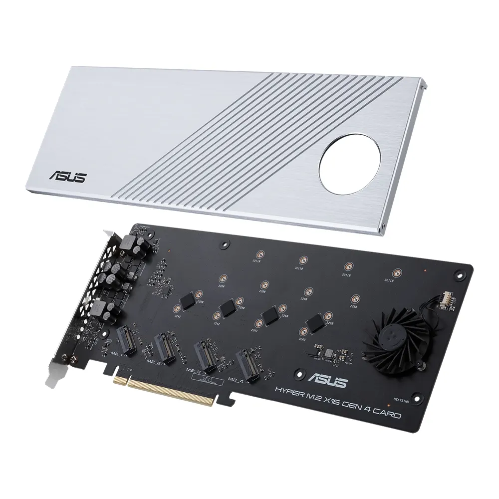 ASUS PCIe Hyper M.2 X16 PCIe 4.0/3.0 X4 Expansion Card GEN 4