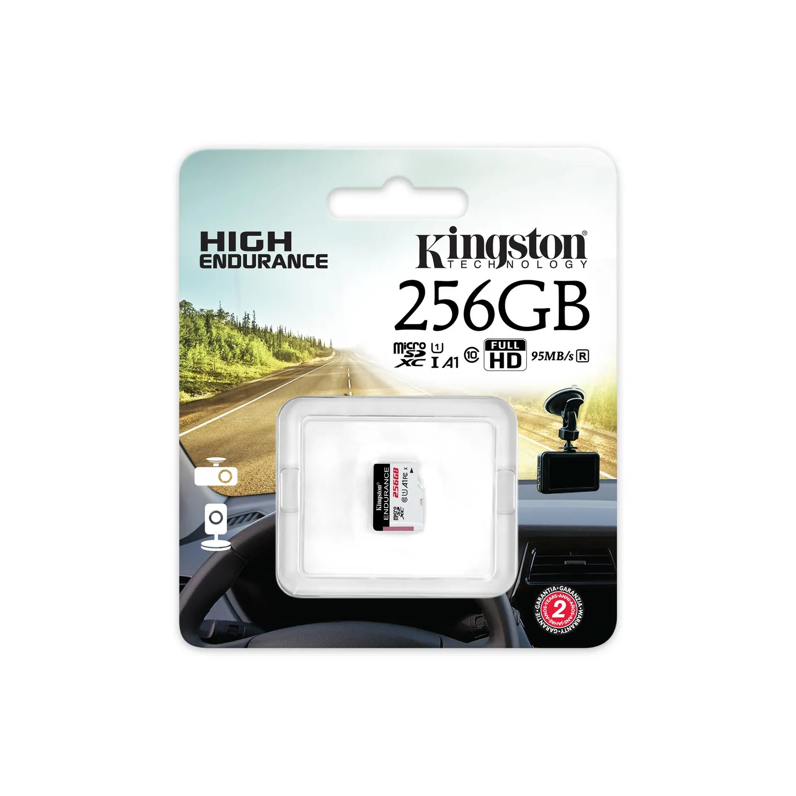 მეხსიერების ბარათი Kingston High-Endurance 256GB SDXC