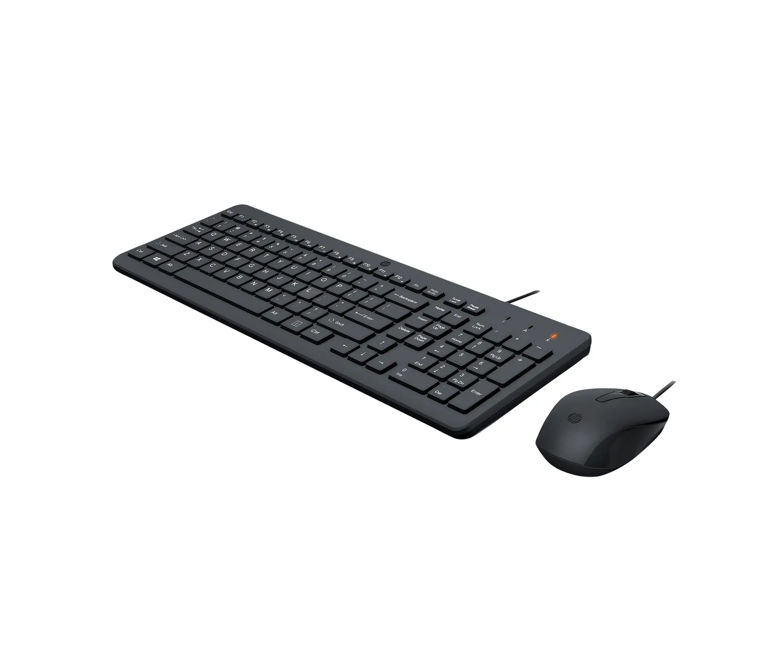 კლავიატურა-მაუსი HP 150 Wired USB Combo Black