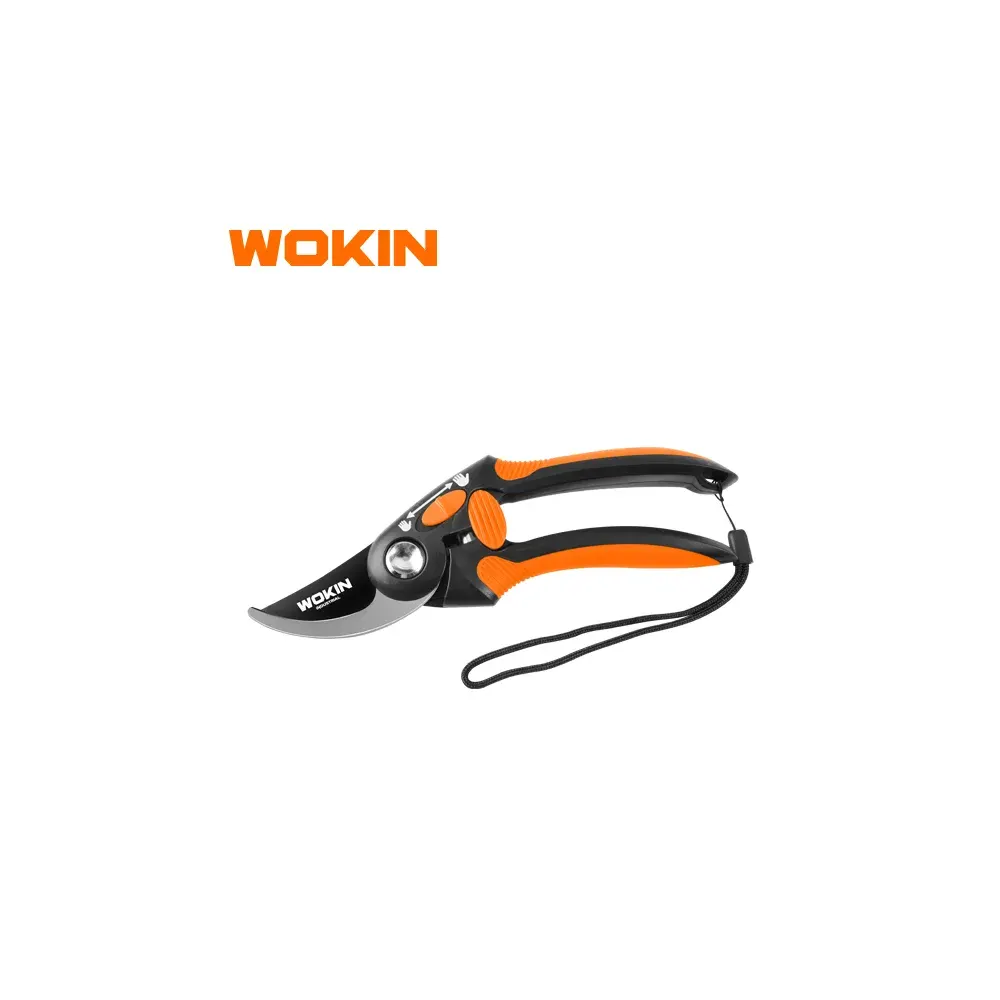 სეკატორი Wokin 312028, 8", BYPASS PATTERN PRUNING SHEAR, Orange/Black