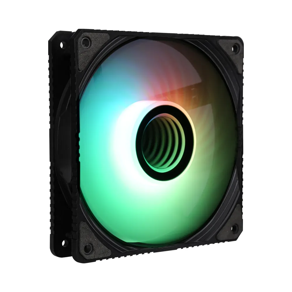 ქეისის ვენტილატორი 2E GAMING Case Fan Air Cool Infinity ACF120IW-ARGB, 120mm, 1200rpm, 3pin, 3pin +5VARGB, 23dBa, black