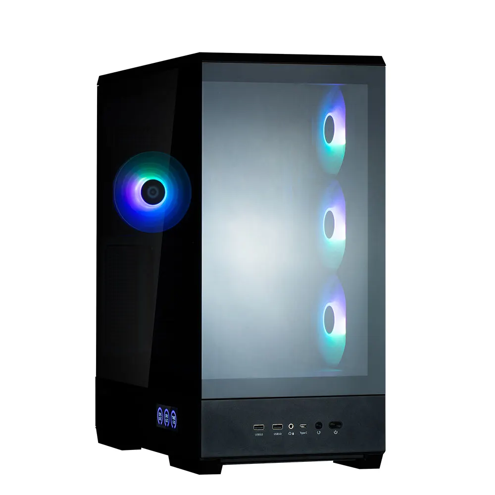 ქეისი Zalman PC case P50 DS without PSU, 2xUSB3.0, 1xUSBType-C, 4x120mm ARGB, VGA 435mm, LCS ready, TG Side Panel, ATX, black