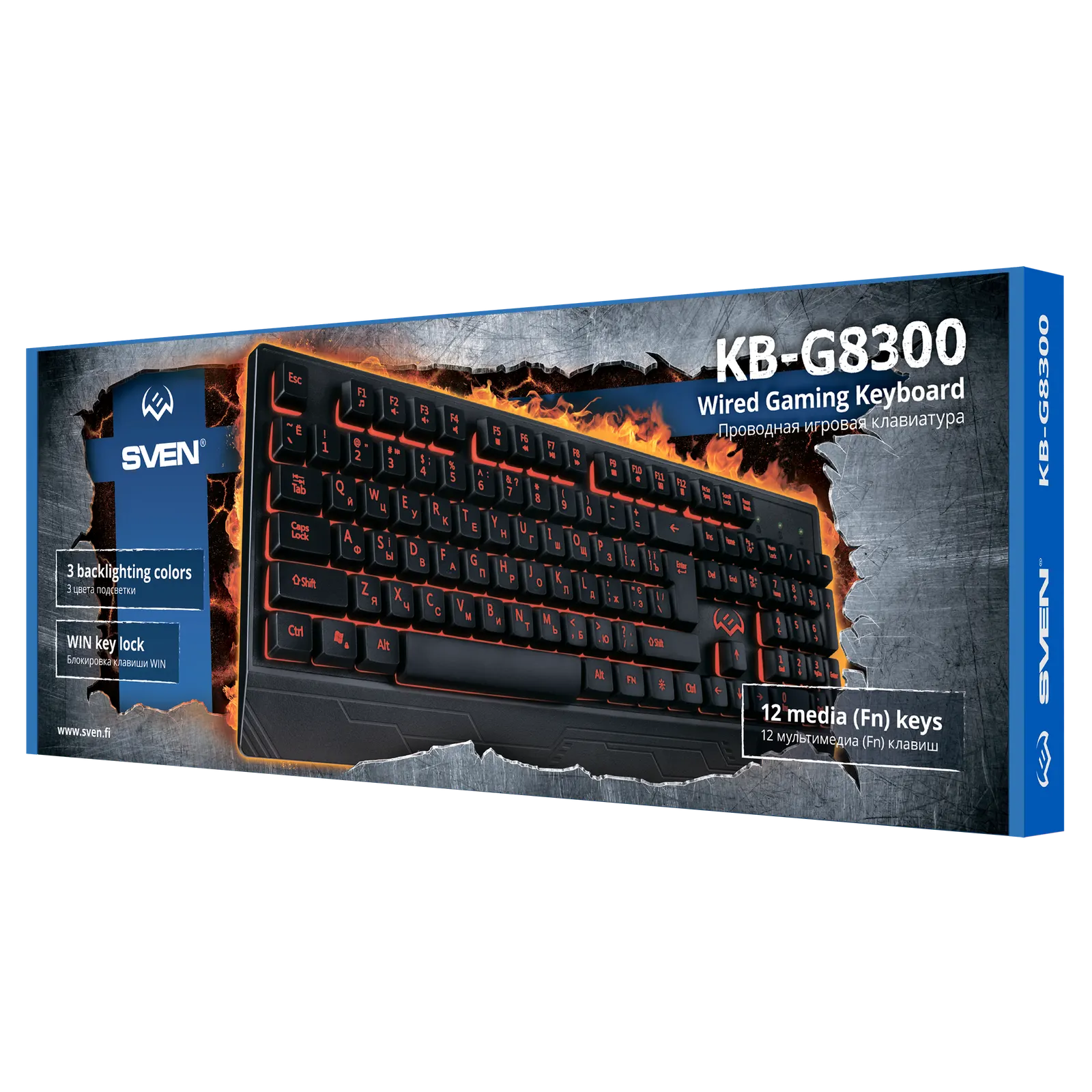 SVEN, SV-019280, Keyboard Black