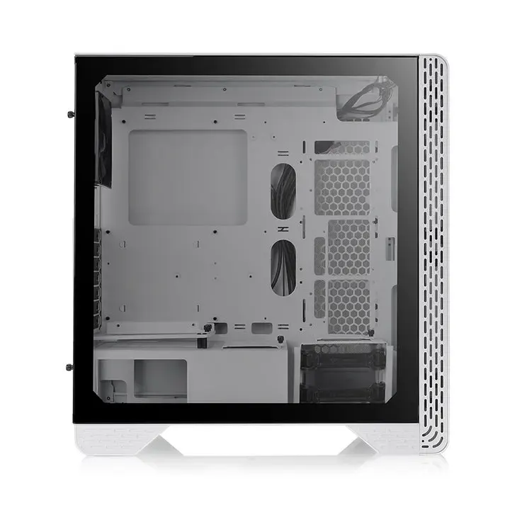 Thermaltake, S300 Tempered Glass Snow Edition Mid-Tower Chassis Case White.
