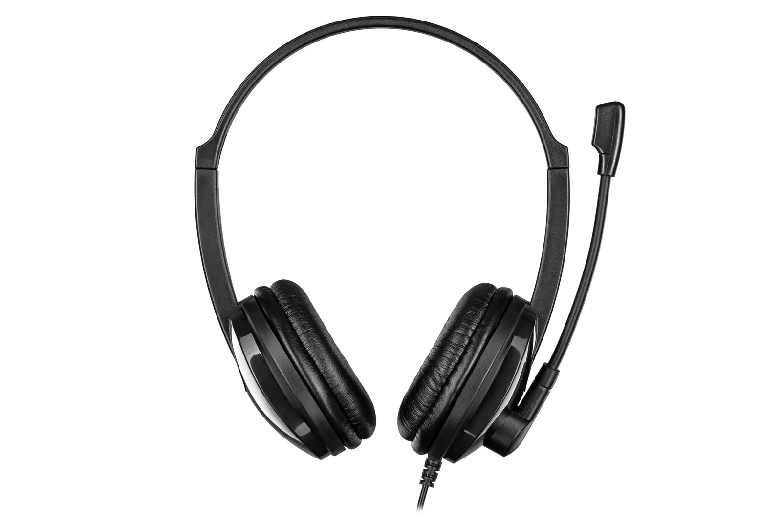 ყურსასმენი 2E PC headset stereo On-ear CH12 USB, omni-mic, 2m, black