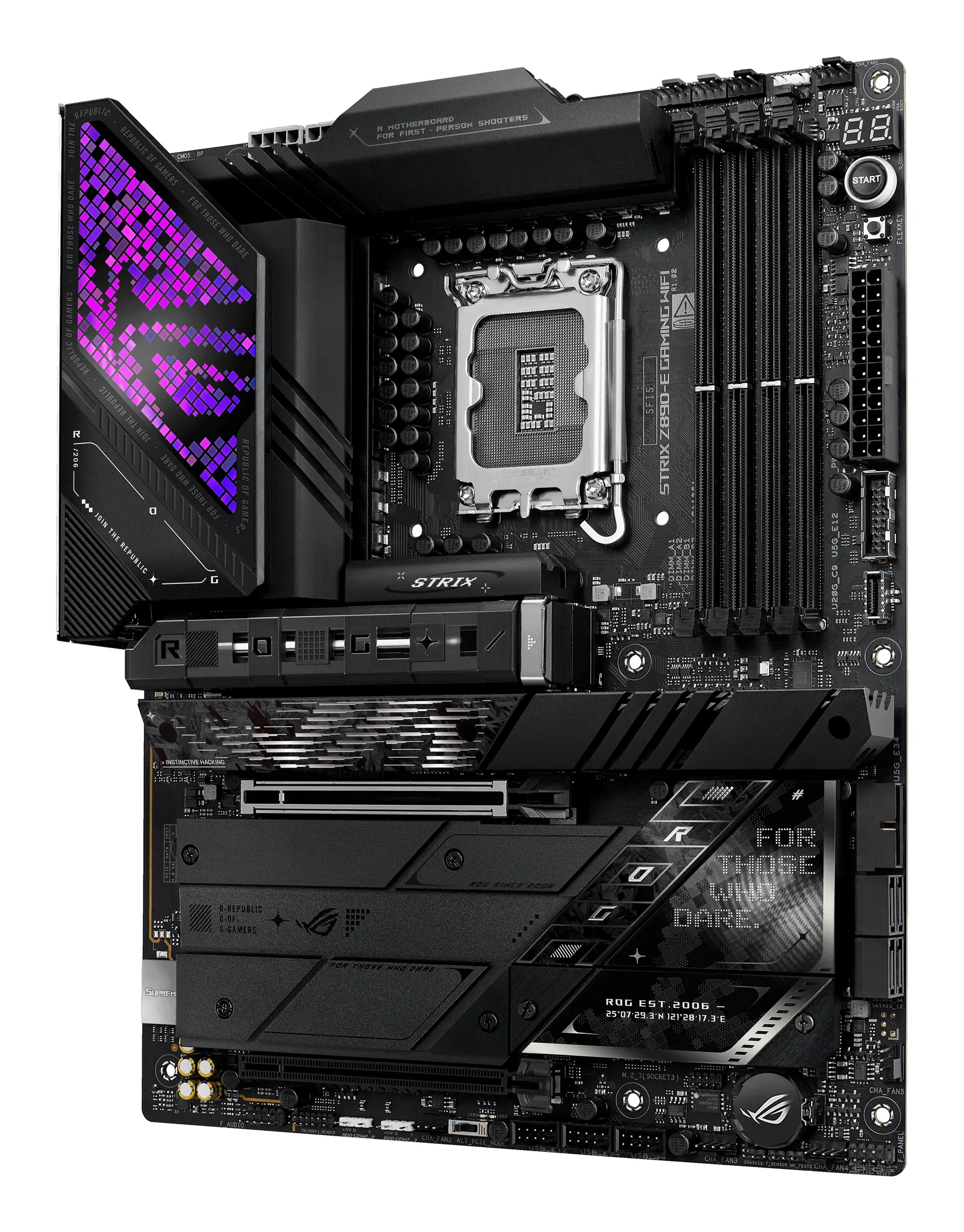 დედაპლატა ASUS Motherboard ROG STRIX Z890-E GAMING WIFI s1851 Z890 4xDDR5 M.2 DP HDMI Wi-Fi BT ATX