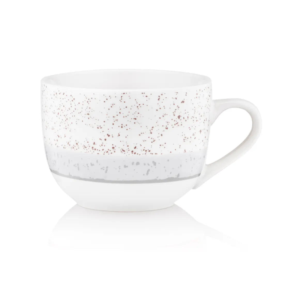 ფინჯანი ARDESTO Mug Siena, 500ml, porcelain, white-gray