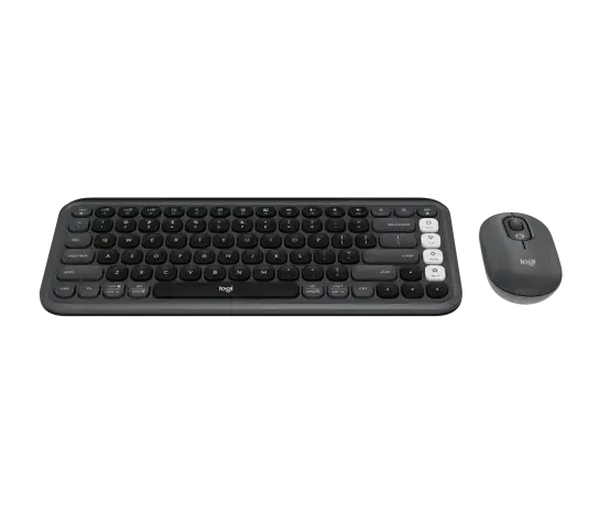 logitech, POP Icon, Keyboard + Mouse (Combo) Graphite