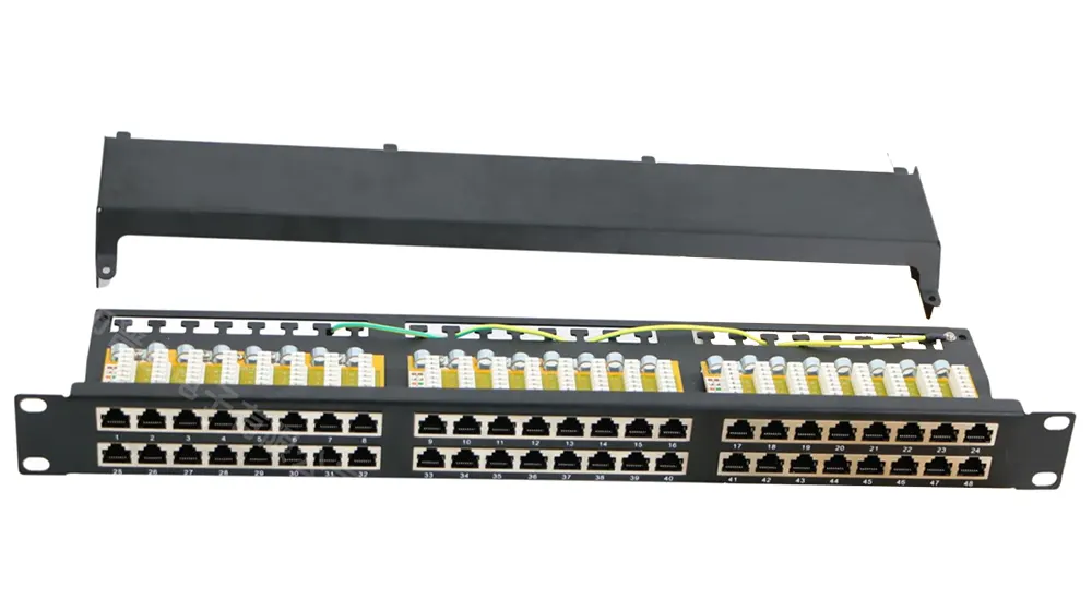 CAT5e FTP PATCH PANEL 2U, NEX PP-CAT5e-FTP-48-2U