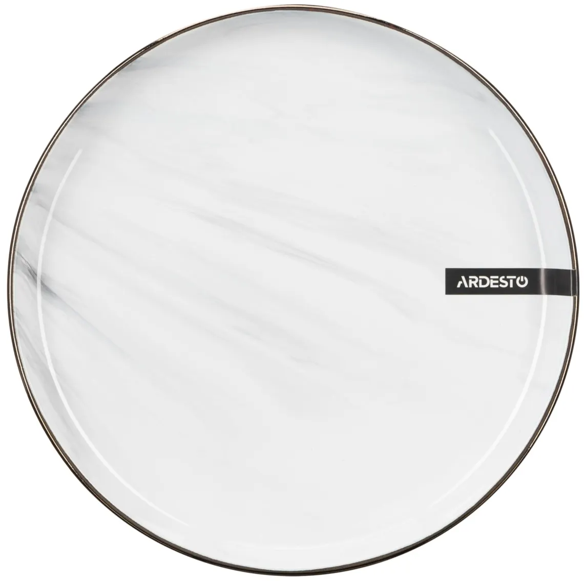 თეფში Ardesto Dessert plate Marmo, 19cm, ceramics, white