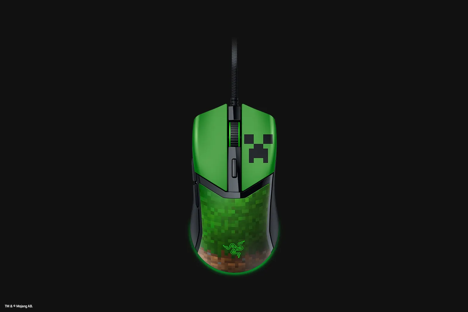 მაუსი Razer Mouse Cobra, RGB, USB-A, Minecraft Ed
