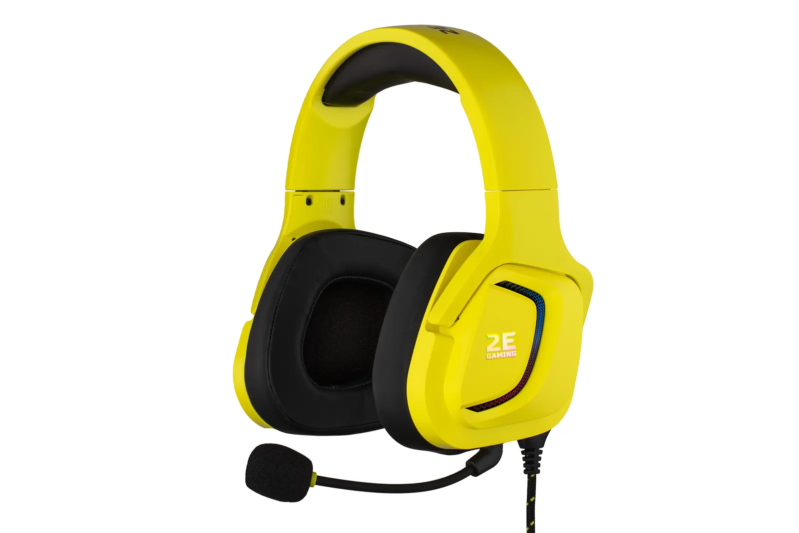 ყურსასმენი 2E GAMING Headset HG340 RGB 3.5mm Yellow
