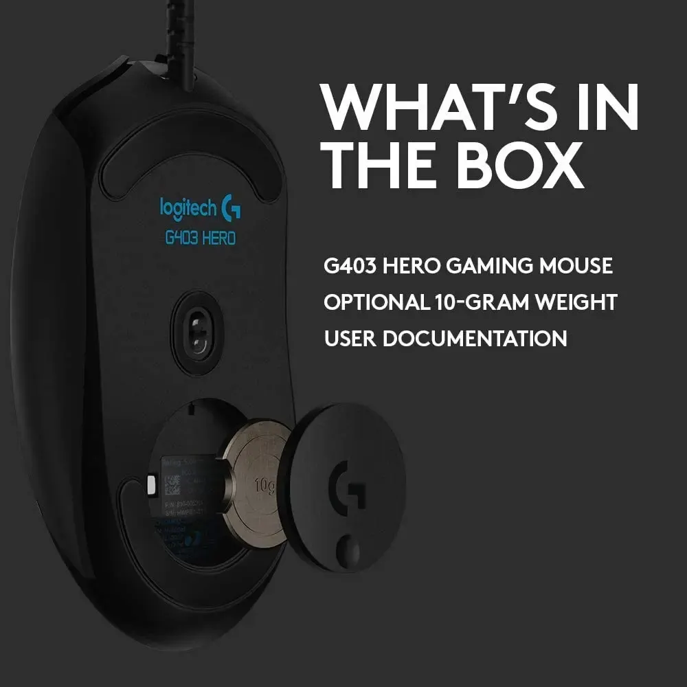 logitech, G403, Mouse Black