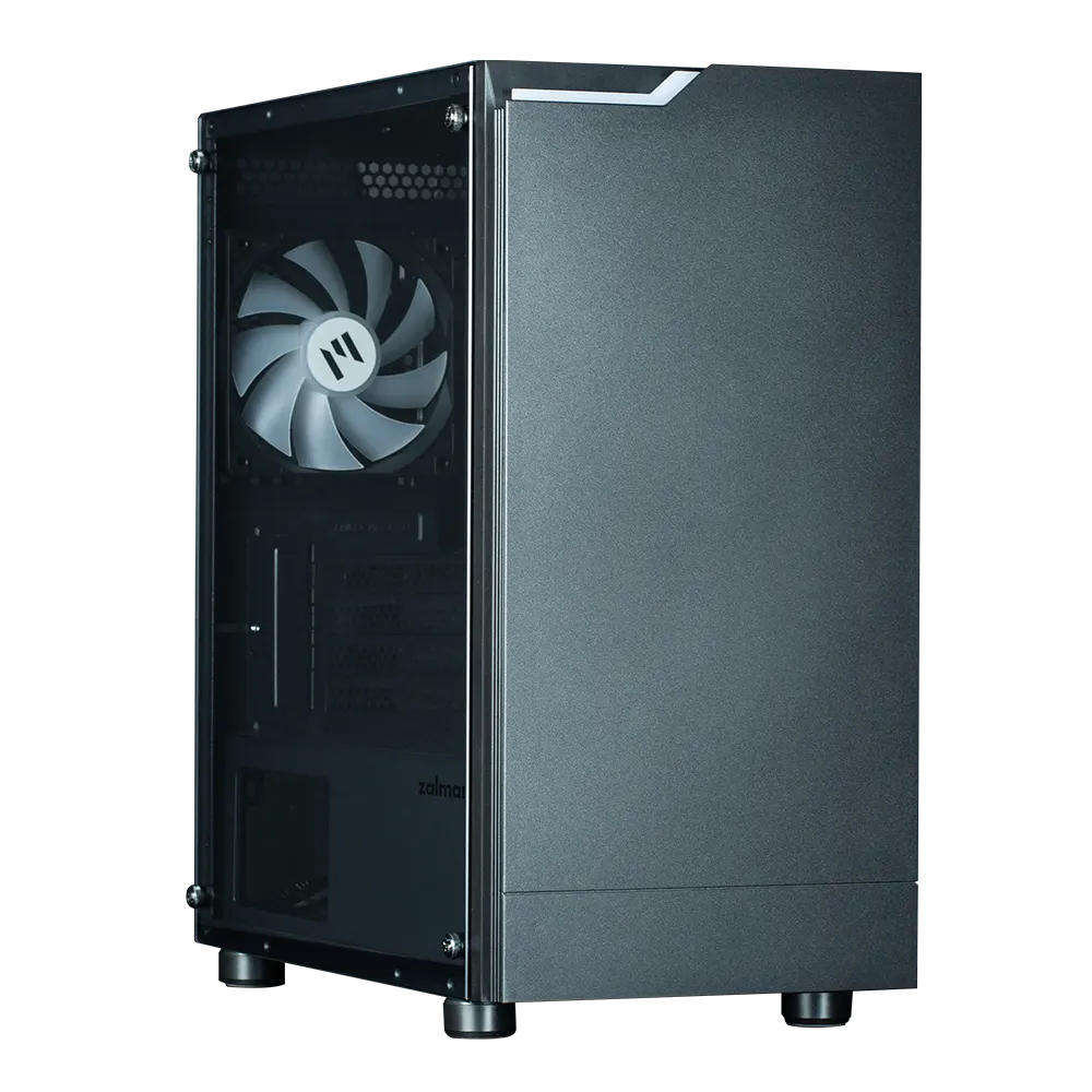 ქეისი Zalman PC case T4 Plus without PSU, 2xUSB3.0, 1xUSB2.0, 1x120mm ARGB, VGA 320mm, TG Side Panel, mATX, black