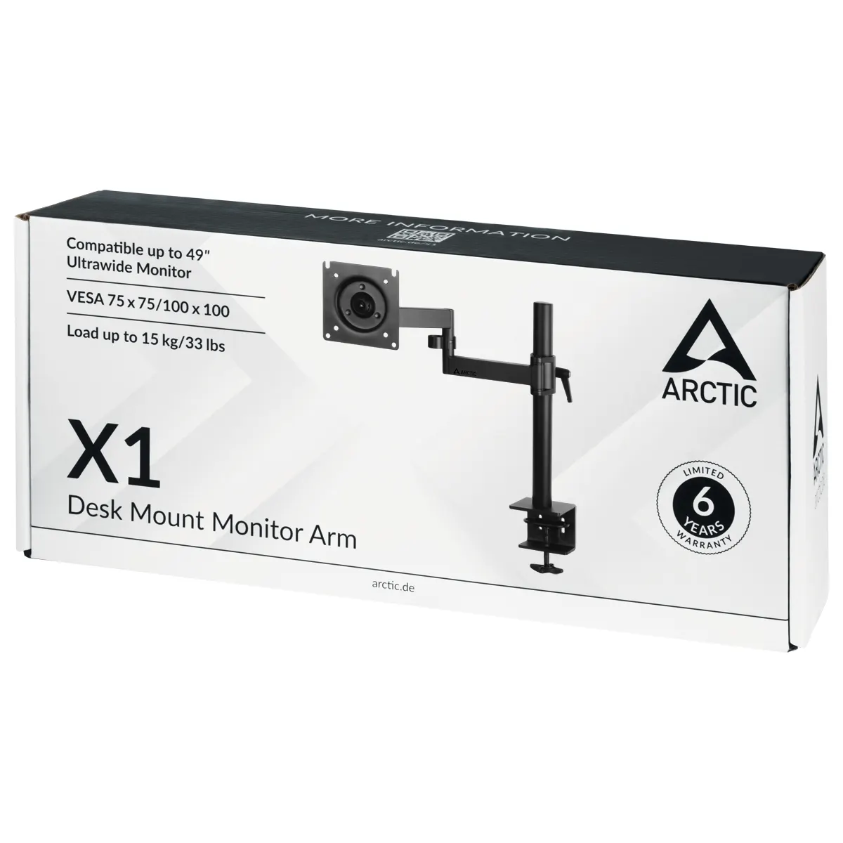 Arctic X1 Desk Mount Arm 40"-43"